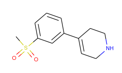 4-[3-(Methylsulfonyl)phenyl]-1,2,3,6-tetrahydropyridine