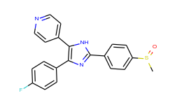 4-(4-fluorophenyl)-2-[4-(methylsulfinyl)phenyl]-5-(4-pyridyl)-1h-imidazole