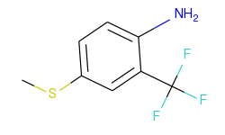 2-amino-5-(methylthio)benzotrifluoride