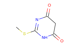 4,6(1H,5H)-Pyrimidinedione, 2-(methylthio)-