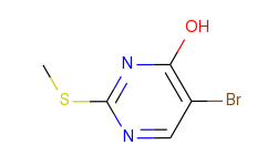 5-bromo-2-methylsulfanylpyrimidin-4-ol