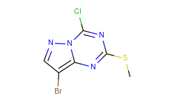 8-bromo-4-chloro-2-(methylthio)pyrazolo[1,5-a][1,3,5]triazine