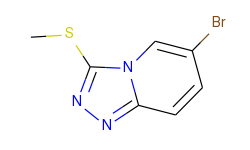 6-bromo-3-(methylthio)-[1,2,4]triazolo[4,3-a]pyridine