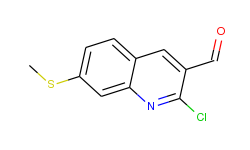 2-chloro-7-methylsulfanyl-quinoline-3-carbaldehyde