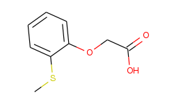 2-[2-(methylsulfanyl)phenoxy]acetic acid