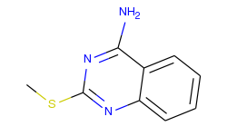 4-Quinazolinamine, 2-(methylthio)-