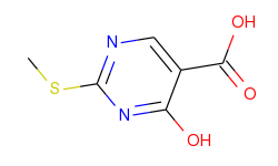 4-Hydroxy-2-(methylthio)pyrimidine-5-carboxylic acid