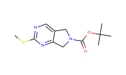 tert-Butyl 2-(methylthio)-5H-pyrrolo[3,4-d]pyrimidine-6(7H)-carboxylate