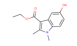 1H-Indole-3-carboxylic acid, 5-hydroxy-1,2-dimethyl-, ethyl ester