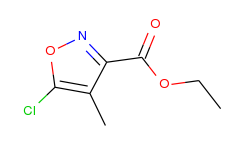 Ethyl 5-chloro-4-methylisoxazole-3-carboxylate
