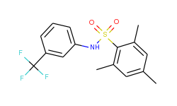 Benzenesulfonamide, 2,4,6-trimethyl-N-[3-(trifluoromethyl)phenyl]-