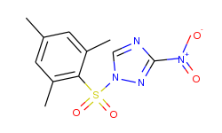 1H-1,2,4-Triazole, 3-nitro-1-[(2,4,6-trimethylphenyl)sulfonyl]-