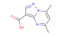 Pyrazolo[1,5-a]pyrimidine-3-carboxylic acid, 5,7-dimethyl-
