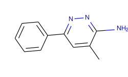3-Pyridazinamine, 4-methyl-6-phenyl-
