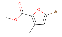 2-Furancarboxylic acid, 5-bromo-3-methyl-, methyl ester