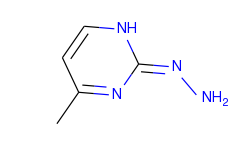2(1H)-Pyrimidinone, 4-methyl-, hydrazone