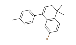 6-Bromo-1,1-dimethyl-4-p-tolyl-1,2-dihydro-naphthalene