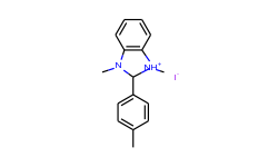 1H-Benzimidazolium, 1,3-dimethyl-2-(4-methylphenyl)-, iodide