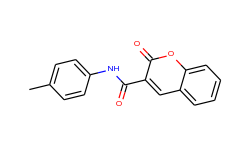 2H-1-Benzopyran-3-carboxamide, N-(4-methylphenyl)-2-oxo-