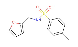 Benzenesulfonamide, N-(2-furanylmethyl)-4-methyl-