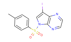 7-Iodo-5-[(4-methylphenyl)sulfonyl]-5H-pyrrolo[2,3-b]pyrazine