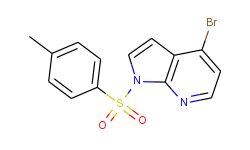 1H-Pyrrolo[2,3-b]pyridine, 4-bromo-1-[(4-methylphenyl)sulfonyl]-