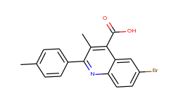 6-Bromo-3-methyl-2-p-tolyl-quinoline-4-carboxylic acid