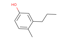 Phenol, 4-methyl-3-propyl-