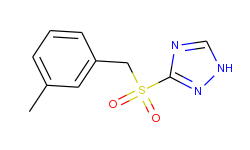 3-[(3-Methylbenzyl)sulfonyl]-1H-1,2,4-triazole