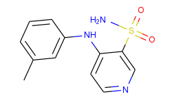 3-Pyridinesulfonamide, 4-[(3-methylphenyl)amino]-