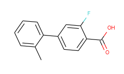 2-Fluoro-4-(2-methylphenyl)benzoic acid