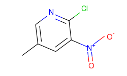 Pyridine, 2-chloro-5-methyl-3-nitro-