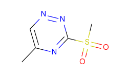 5-Methyl-3-(methylsulfonyl)-1,2,4-triazine