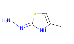 2(3H)-Thiazolone, 4-methyl-, hydrazone