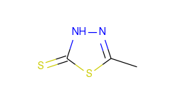 1,3,4-Thiadiazole-2(3H)-thione, 5-methyl-