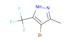 1H-Pyrazole, 4-bromo-3-methyl-5-(trifluoromethyl)-