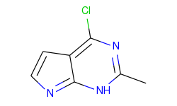 1H-Pyrrolo[2,3-d]pyrimidine, 4-chloro-2-methyl-