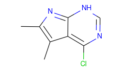 1H-Pyrrolo[2,3-d]pyrimidine, 4-chloro-5,6-dimethyl-