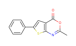2-Methyl-6-phenyl-4H-thieno[2,3-d][1,3]oxazin-4-one