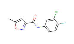 N-(3-chloro-4-fluorophenyl)-5-methylisoxazole-3-carboxamide