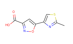 5-(2-Methyl-1,3-thiazol-4-yl)-3-isoxazolecarboxylic acid