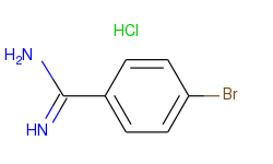 Benzenecarboximidamide, 4-bromo-, monohydrochloride