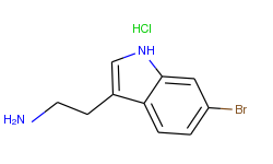 1H-Indole-3-ethanamine, 6-bromo-, monohydrochloride