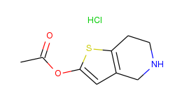Thieno[3,2-c]pyridin-2-ol, 4,5,6,7-tetrahydro-, 2-acetate, hydrochloride (1:1)