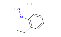 Hydrazine, (2-ethylphenyl)-, monohydrochloride