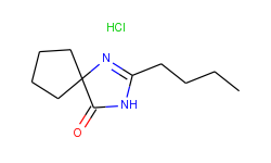 1,3-Diazaspiro[4.4]non-1-en-4-one, 2-butyl-, monohydrochloride