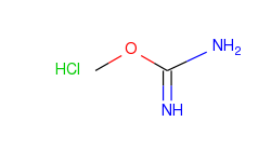 Carbamimidic acid, methyl ester, monohydrochloride