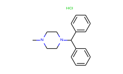 Piperazine, 1-(diphenylmethyl)-4-methyl-, monohydrochloride