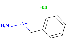 Hydrazine, (phenylmethyl)-, monohydrochloride