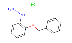 Hydrazine, [2-(phenylmethoxy)phenyl]-, monohydrochloride